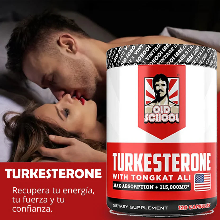 TURKESTERONE Eleva tus ganancias musculares como una FIERA — 100% Natural
