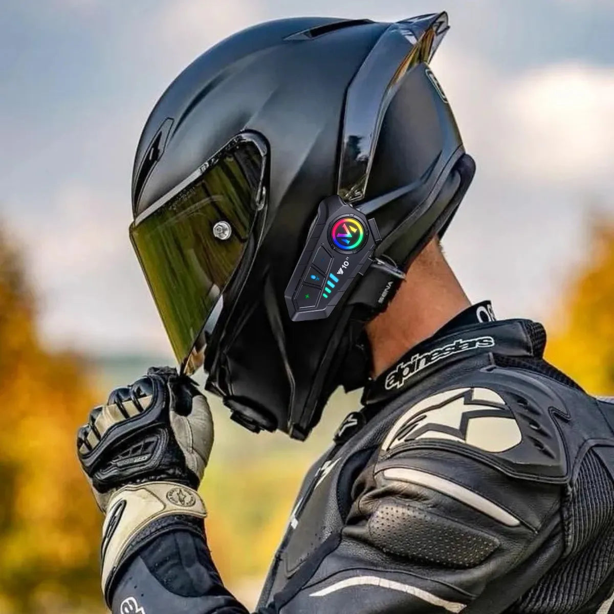 🏍️🎧 Auriculares Bluetooth para Casco de Motocicleta