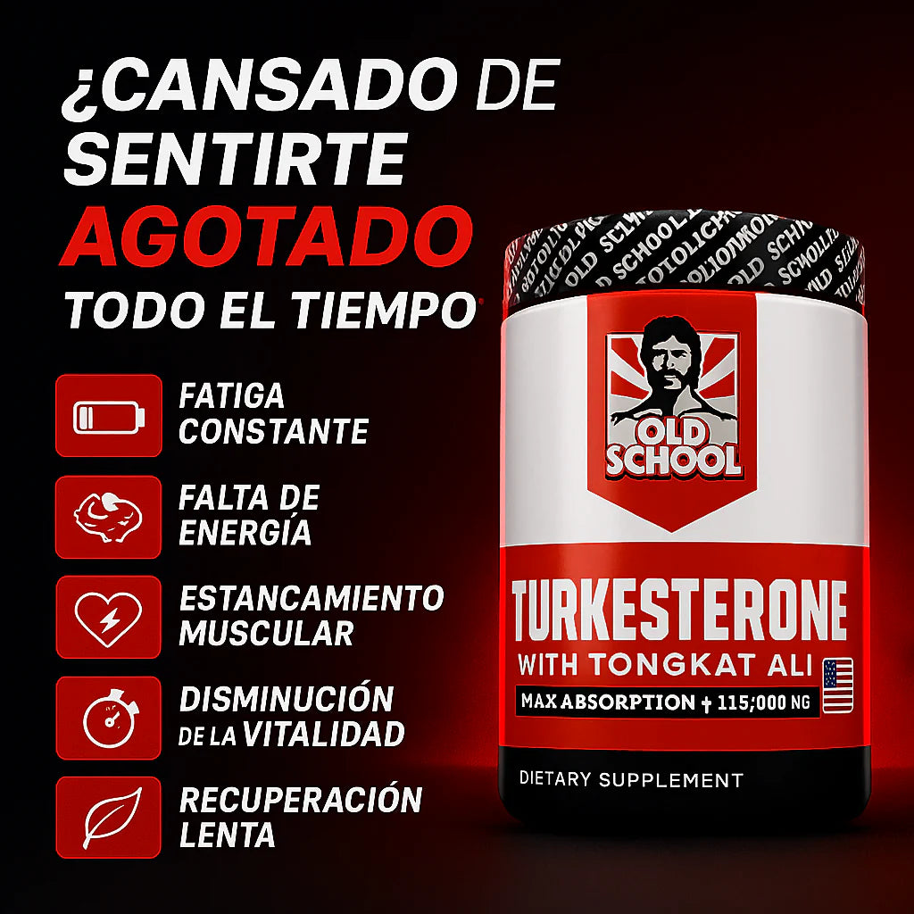 TURKESTERONE Eleva tus ganancias musculares como una FIERA — 100% Natural